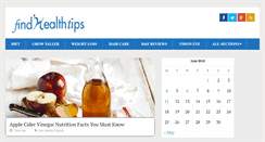 Desktop Screenshot of findhealthtips.com